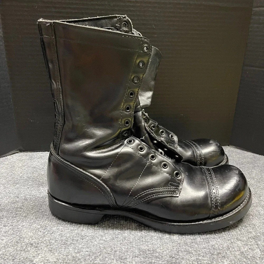 Corcoran Jump Boots Mens 12.5 D Black 1500 10 Inch Leather Cap Toe Military USA